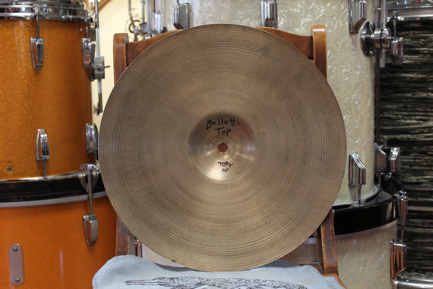 1950/60s A. Zildjian 14" Single Hi-Hat 708g