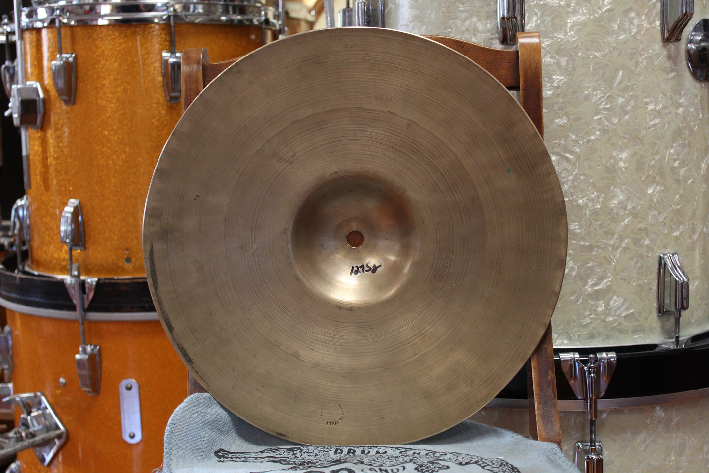 1950s UFIP 14" Single Hi-Hat 1275g