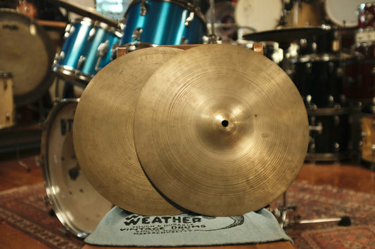 1960s A. Zildjian 14" New Beat Hi-Hats 836/1257g