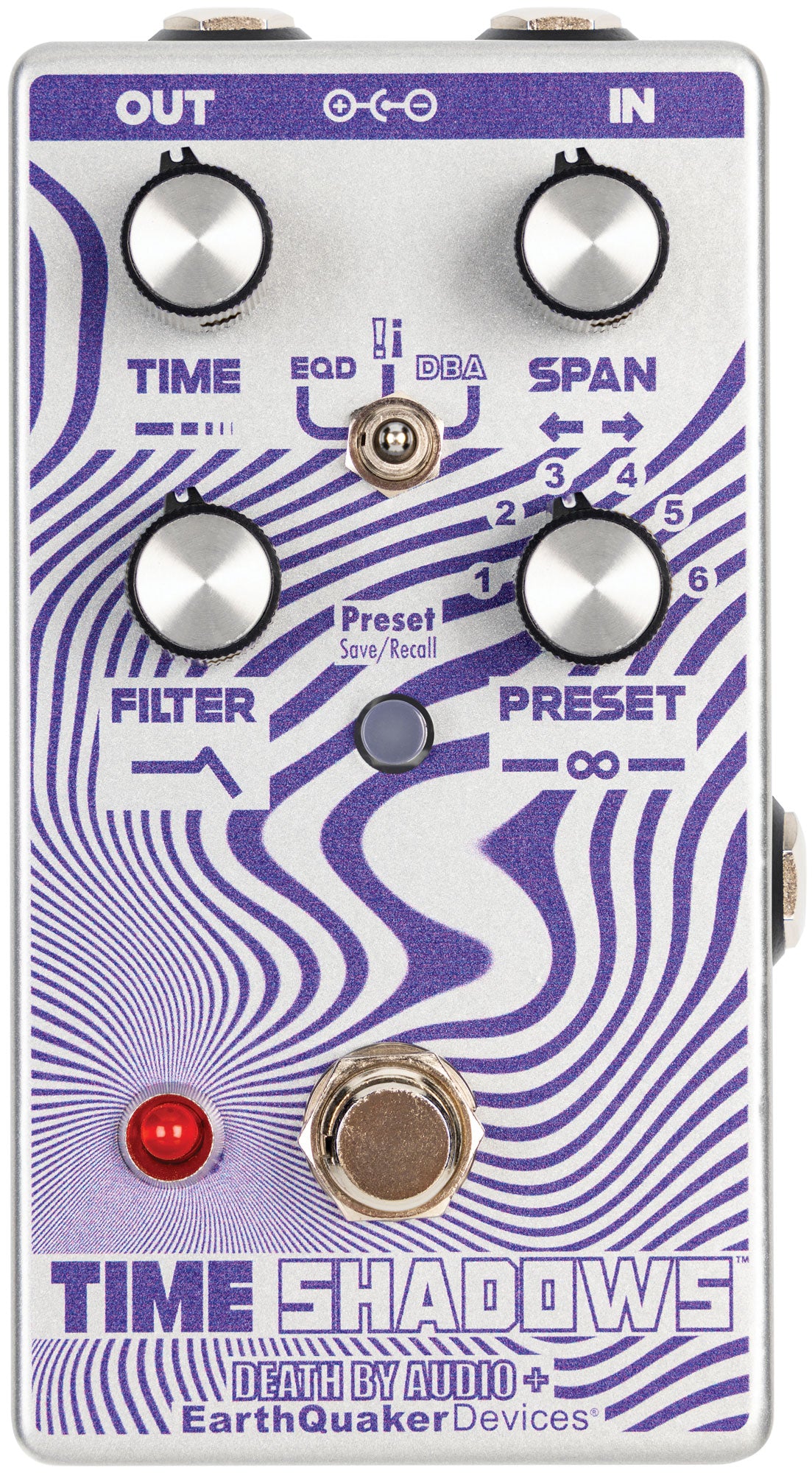 multi delay pedal EarthQuaker Devices Time Shadows Subharmonic Multi-Delay Resonator – Wood & Weather Drum Shop