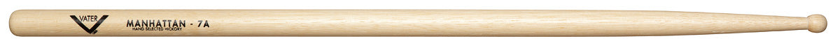 Vater Manhattan 7A American Hickory Drumsticks - Wood Tip