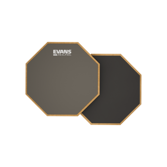 RealFeel 2-sided Practice Drum Pad, 6 Inch