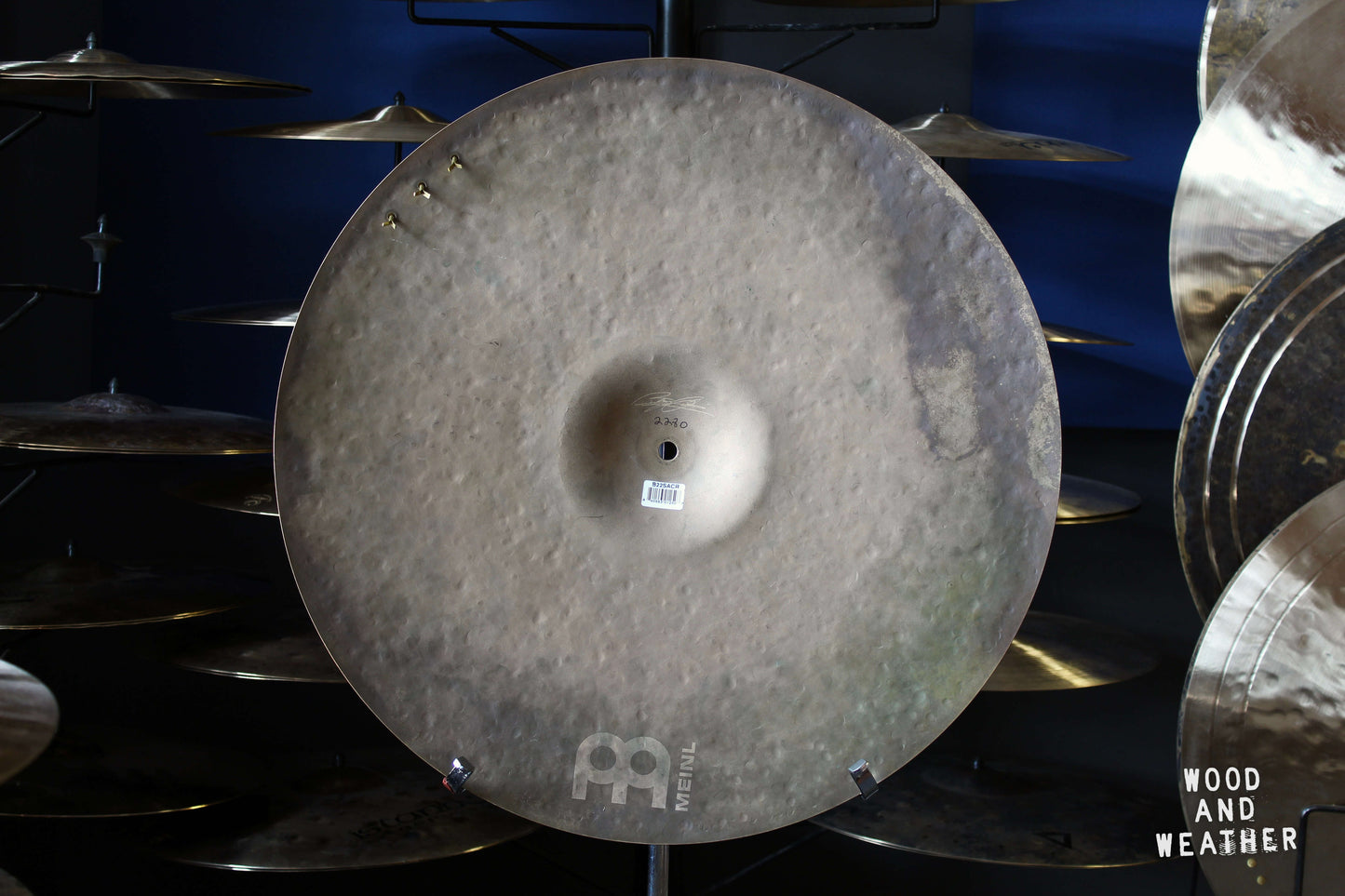 Used Meinl 22" Byzance Vintage Benny Greb Signature Sand Crash/Ride Cymbal 2280g