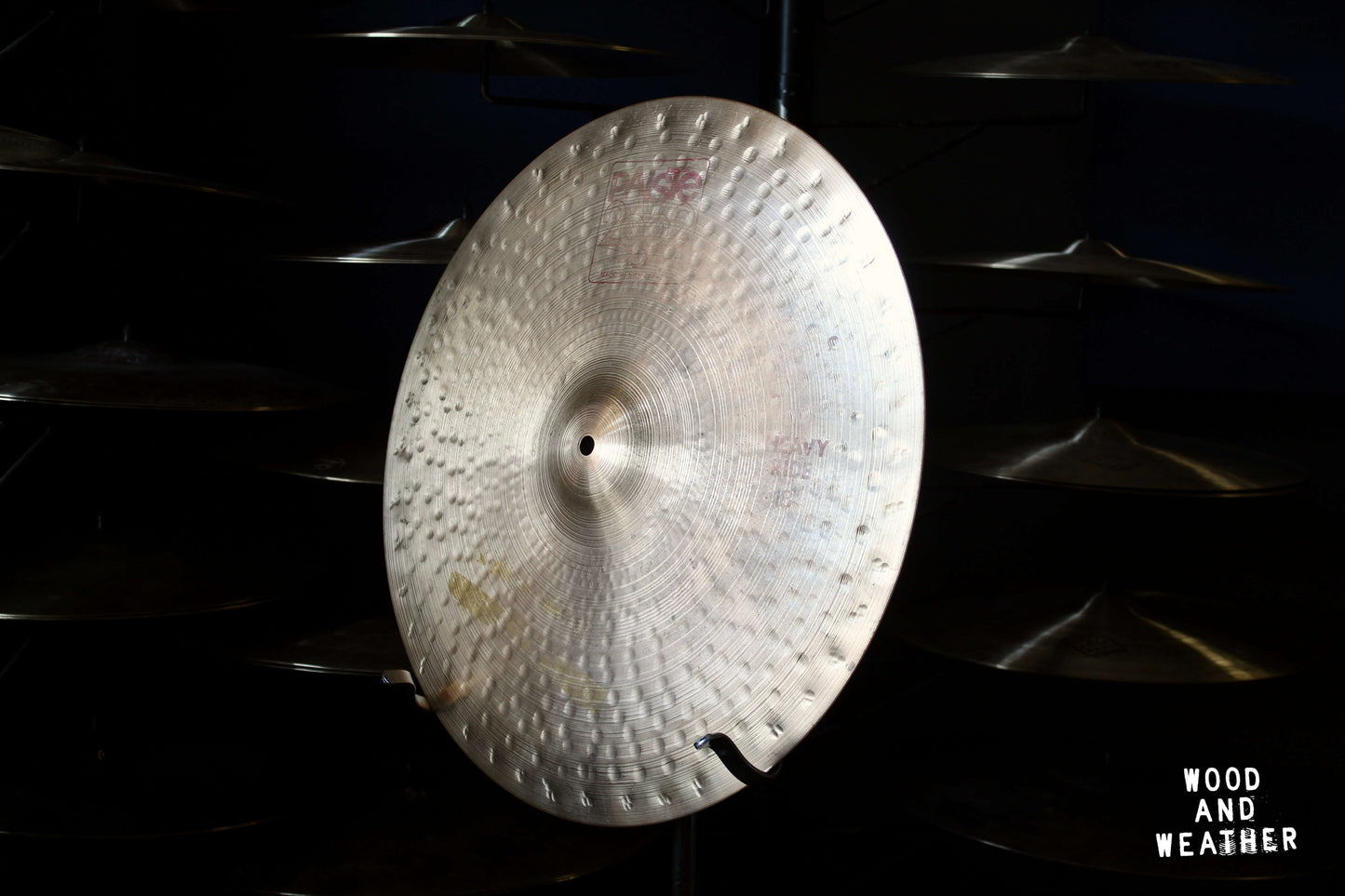1980s Paiste 18" 2002 Red Label Heavy Ride Cymbal 2180g
