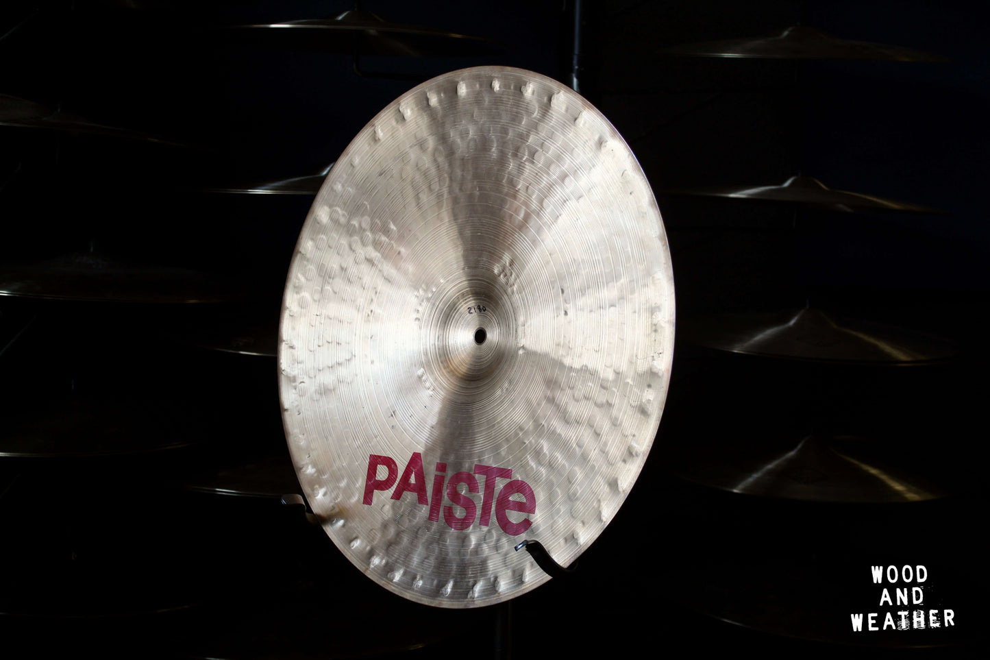 1980s Paiste 18" 2002 Red Label Heavy Ride Cymbal 2180g