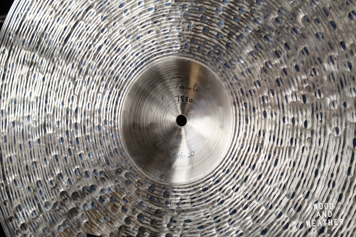 Used Paiste 20" Signature Light Ride Cymbal w/ Rivets 1880g