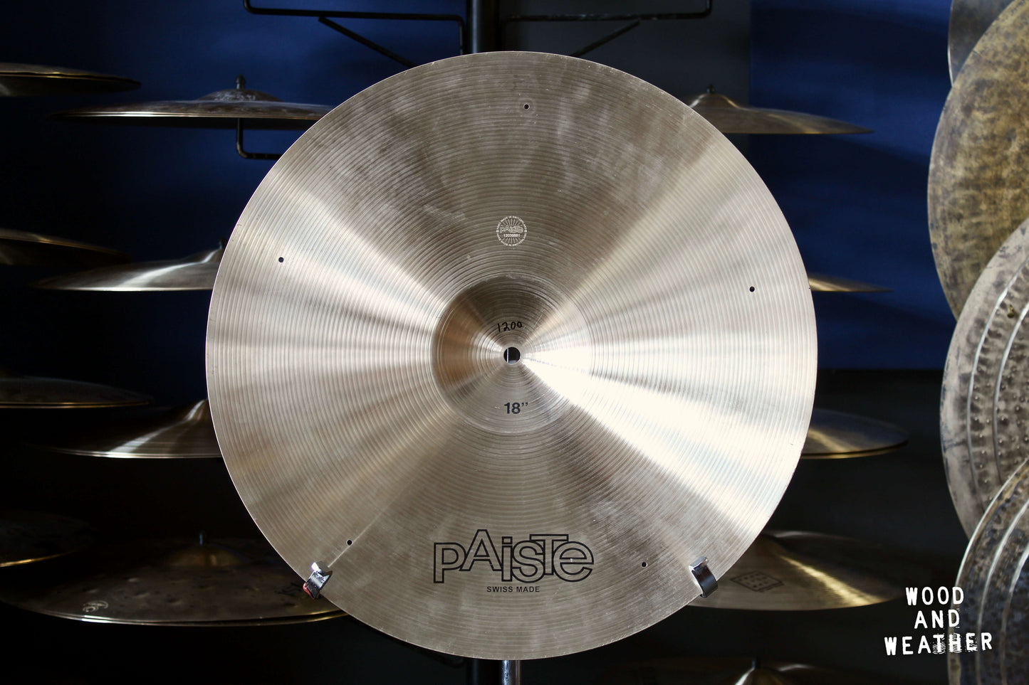 Used Paiste 18" Formula 602 Paper Thin Crash Cymbal 1200g