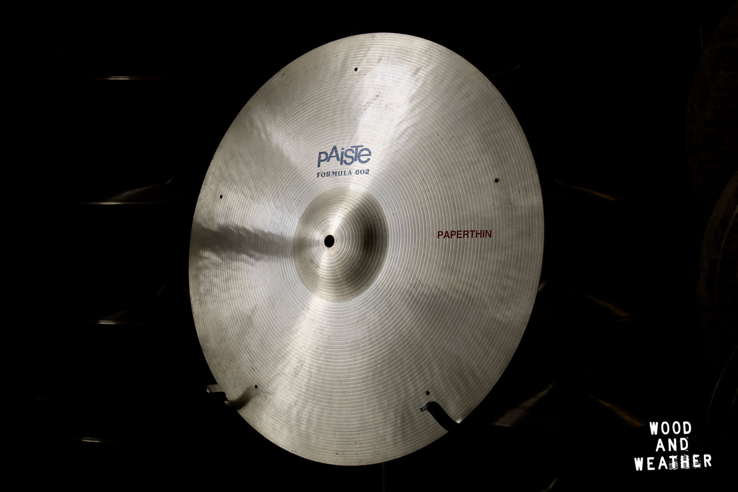 Used Paiste 18" Formula 602 Paper Thin Crash Cymbal 1200g