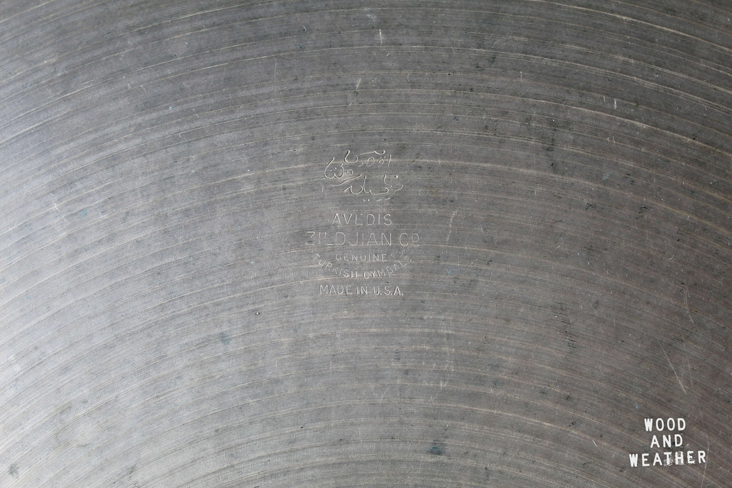 1950s A. Zildjian 20" Small Stamp Ride Cymbal 2380g