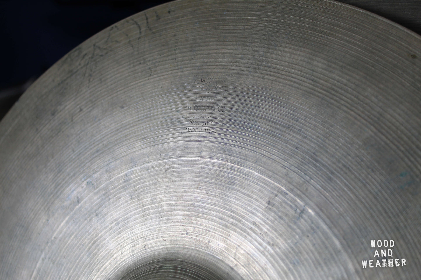 1950s A. Zildjian 14" Small Stamp Hi-Hat Cymbals 775/805g
