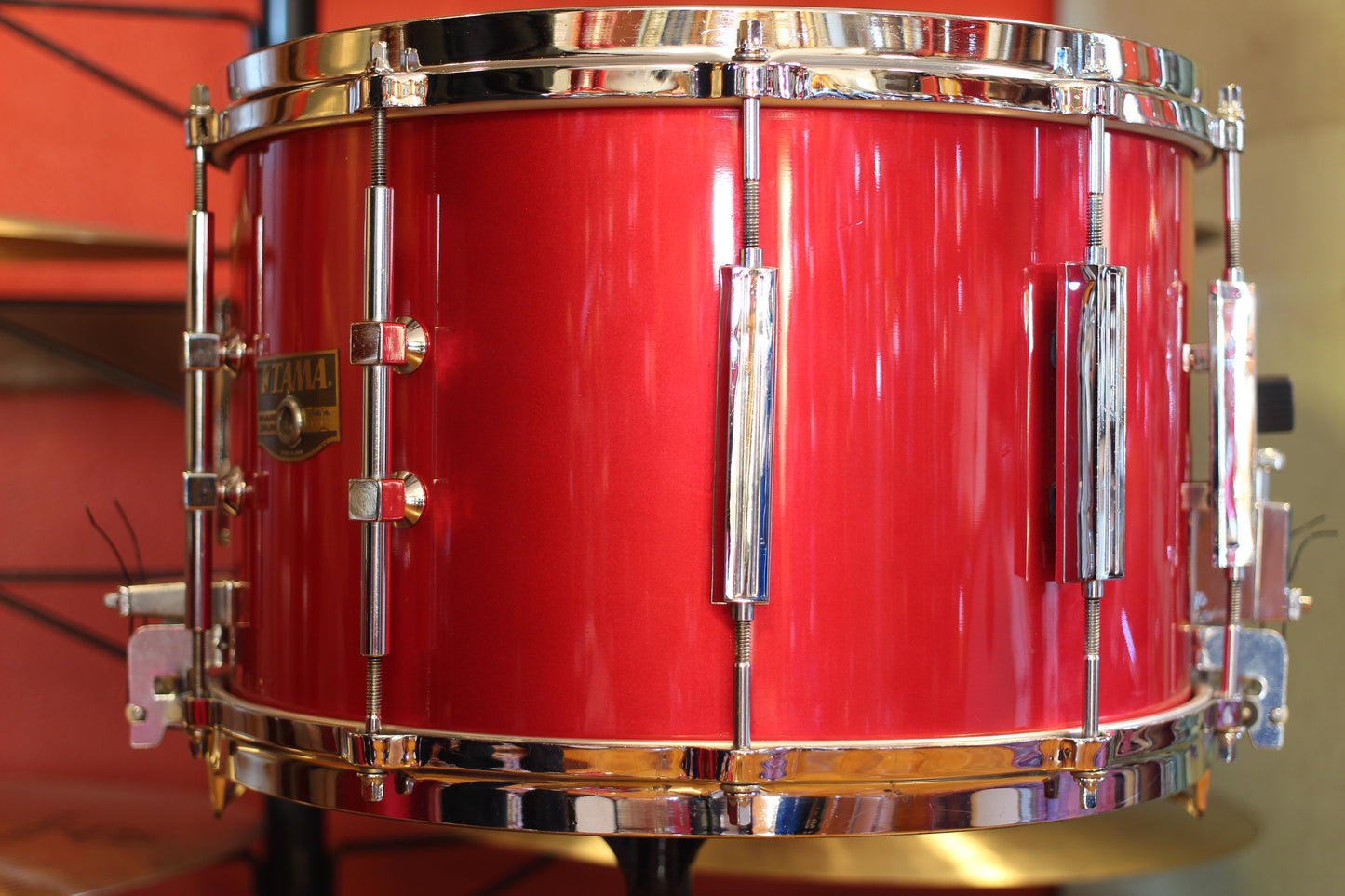 1980's Tama Artstar 9"x14" in Lipstick Red Lacquer