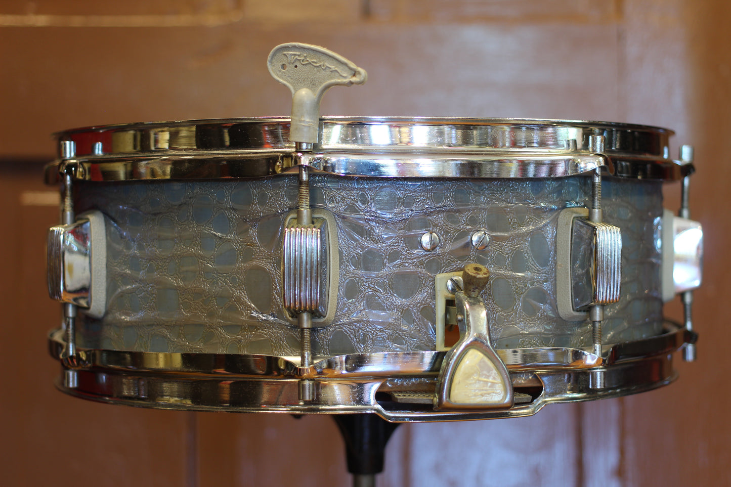 1960's Trixon Luxus in Blue Croco 14x20 9x13 16x16 5x14