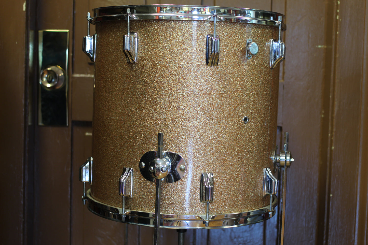 1960's Rogers Buddy Rich Celebrity Outfit in Champagne Sparkle 14x22 16x16 9x13