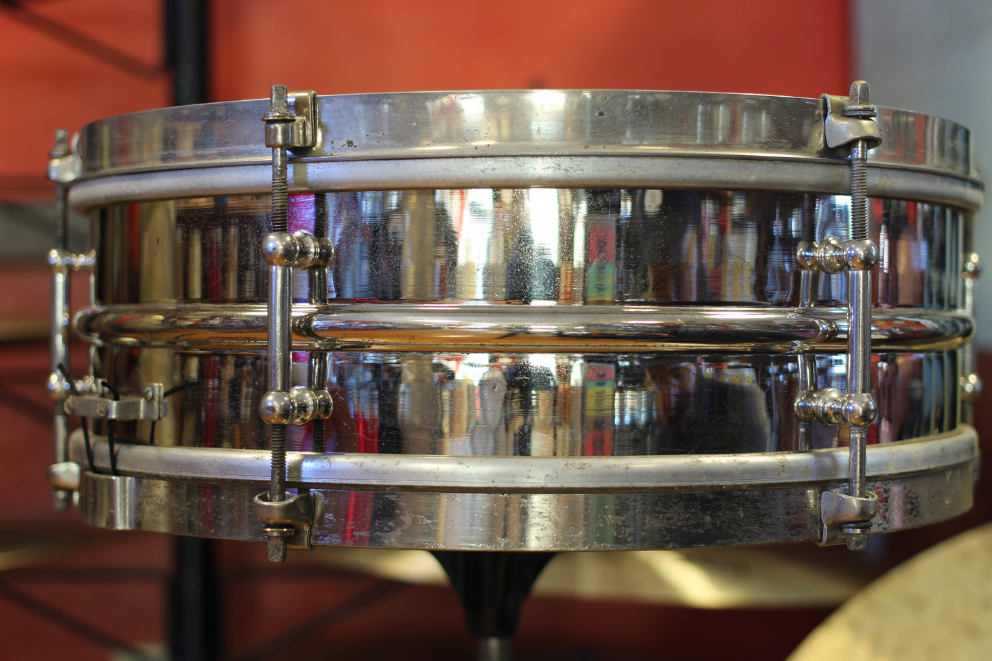 1920's Ludwig Pioneer 5"x14" Nickel over Brass