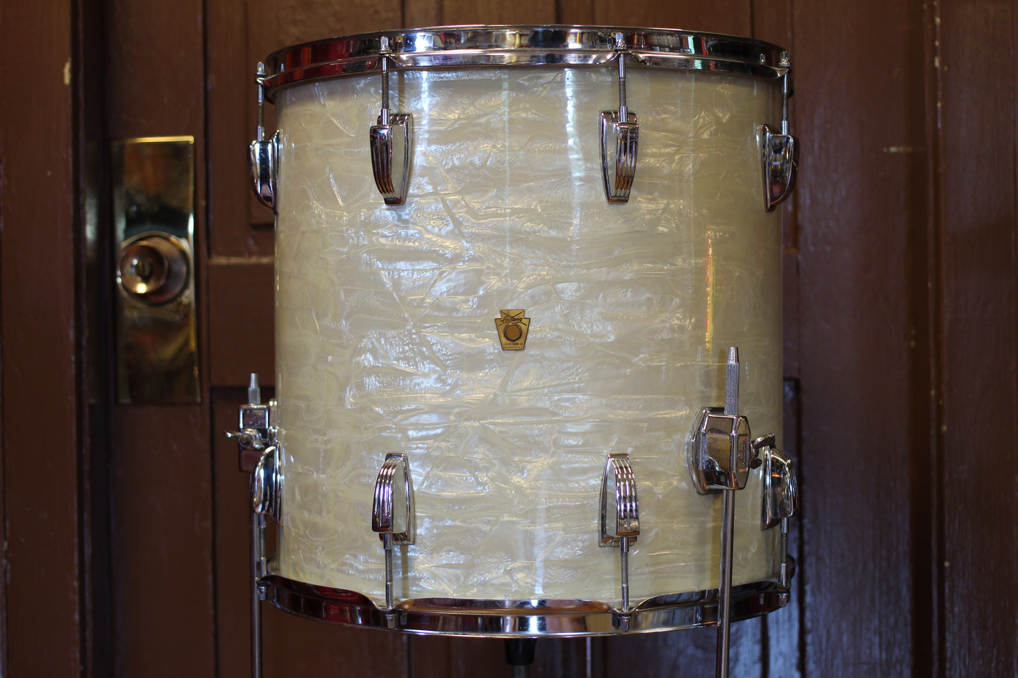 1950's WFL 'New Yorker' in White Marine Pearl 12x22 16x16 9x13