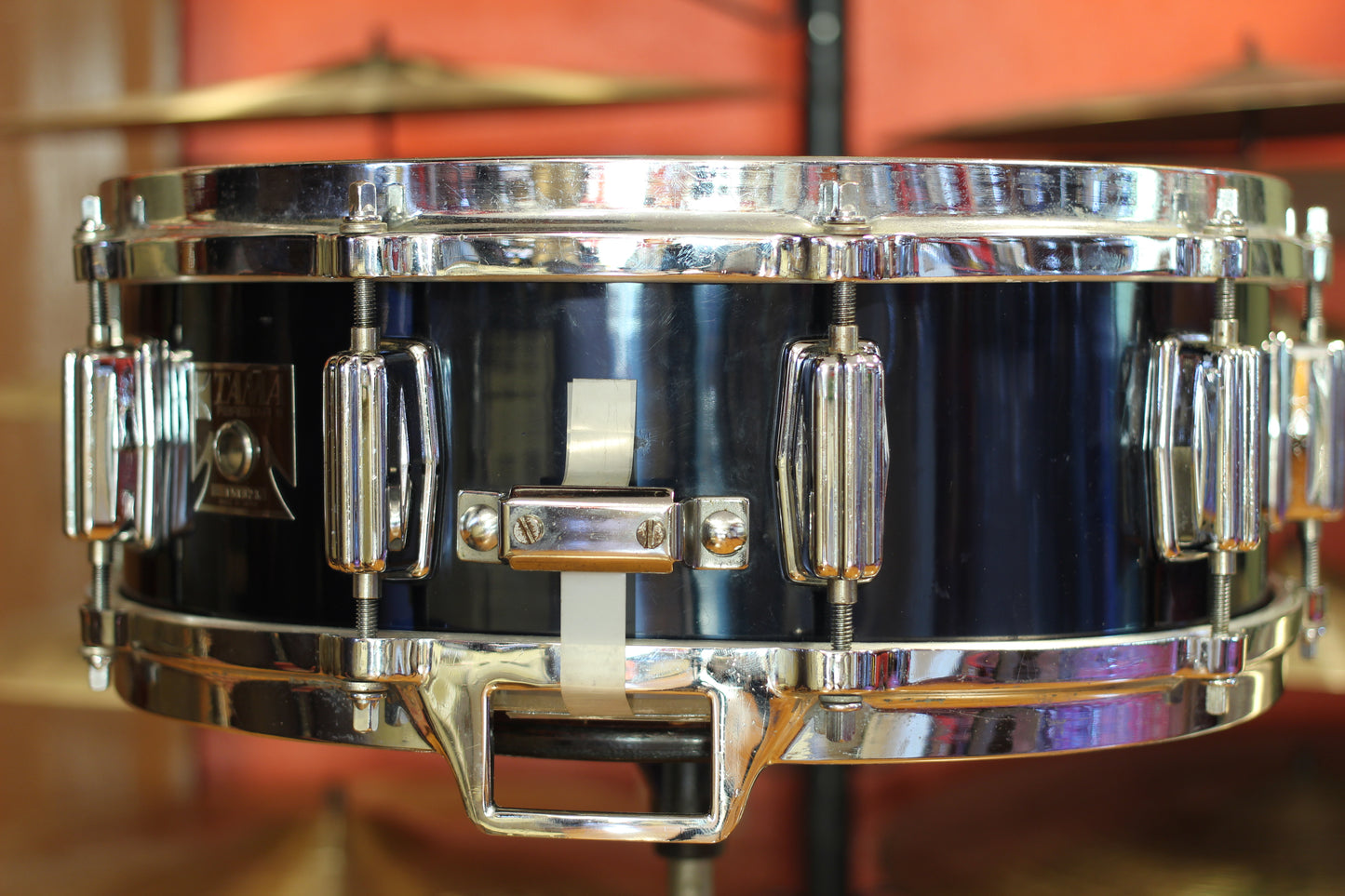 1980's Tama Fibrestar 5"x14" Snare Drum in Midnight Blue