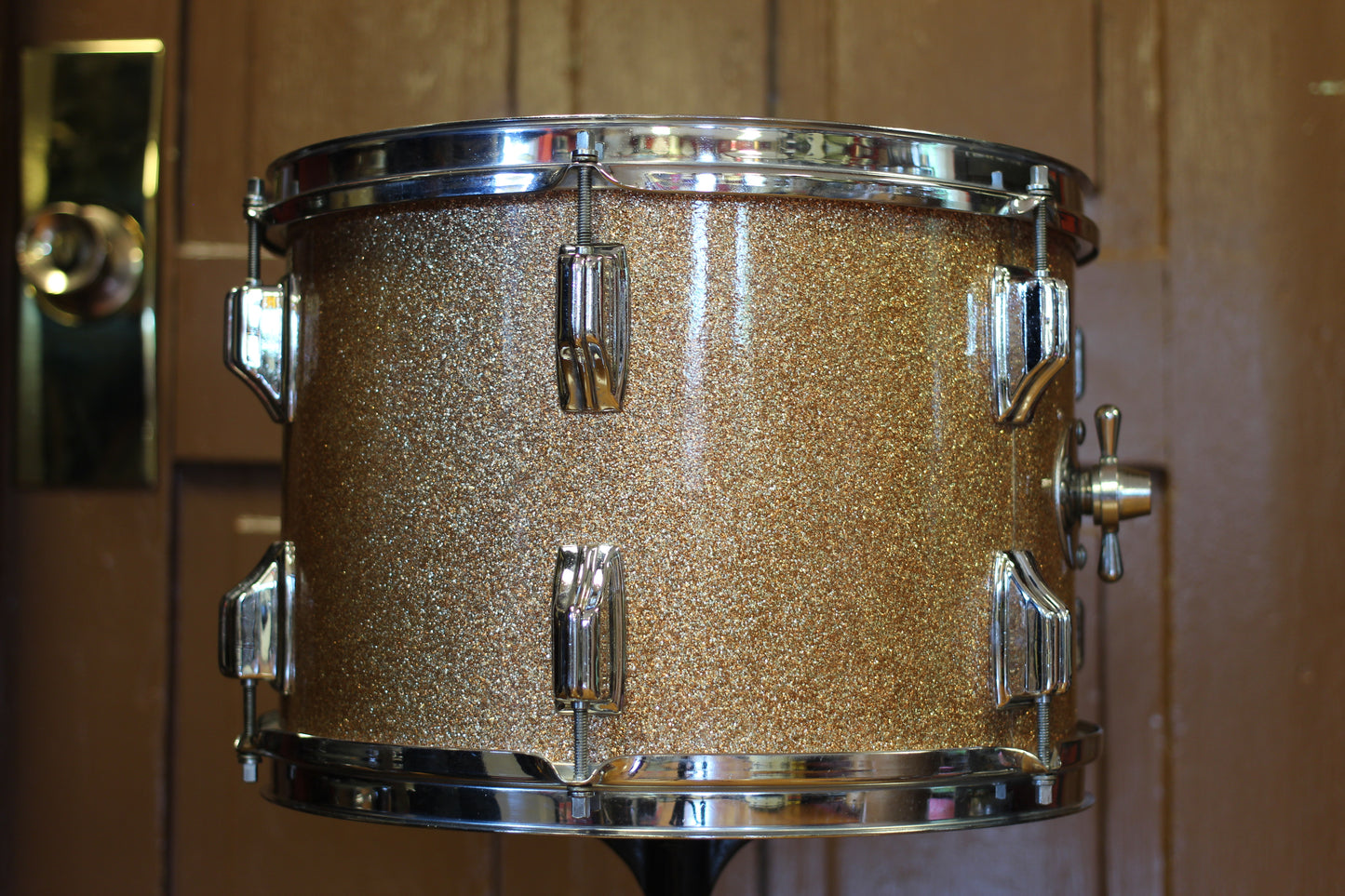 1960's Rogers Buddy Rich Celebrity Outfit in Champagne Sparkle 14x22 16x16 9x13