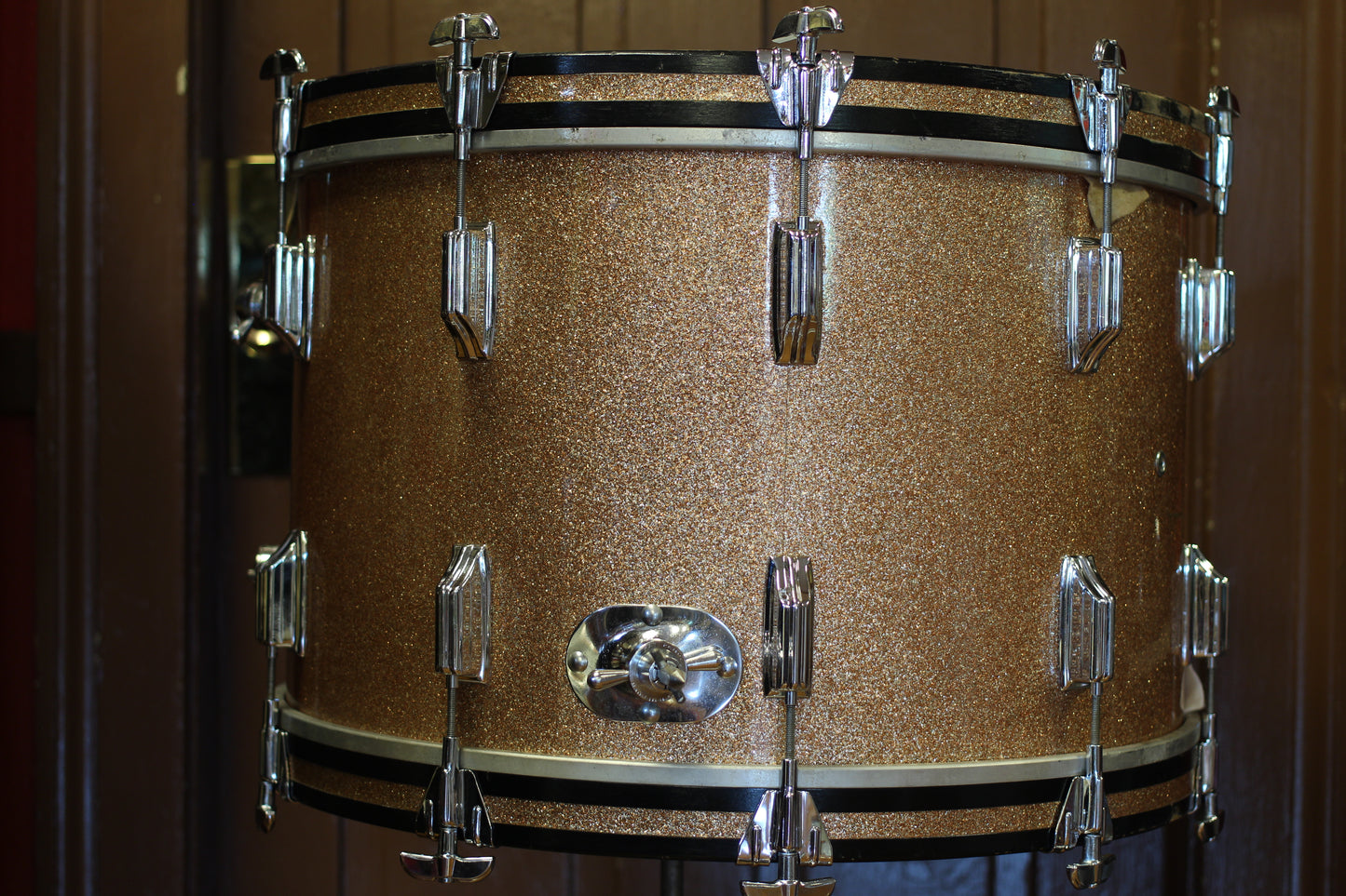 1960's Rogers Buddy Rich Celebrity Outfit in Champagne Sparkle 14x22 16x16 9x13