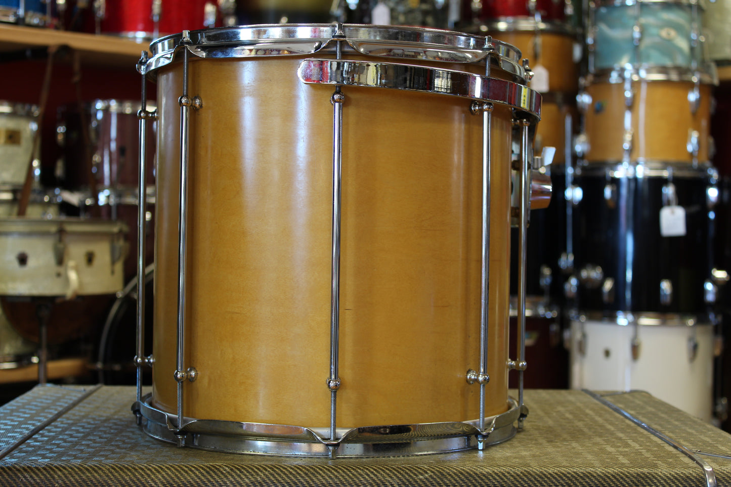 1990's Montineri Custom Drum Kit in Natural Maple 8-10-12-14-20