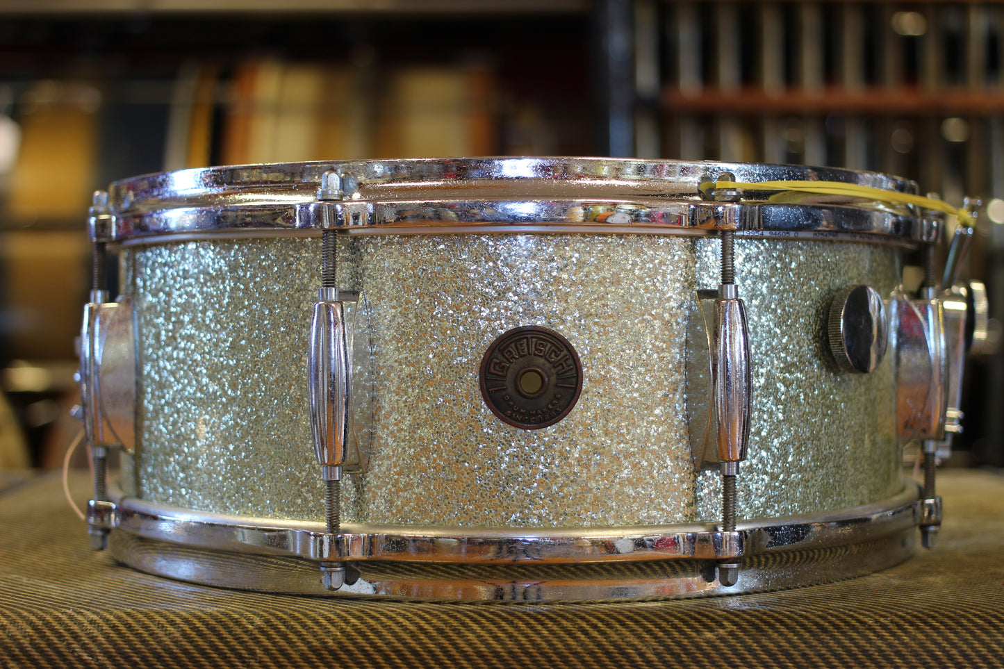 1960's Gretsch 'One Nighter Plus' in Silver Sparkle Pearl 14x22 9x13 5.5x14