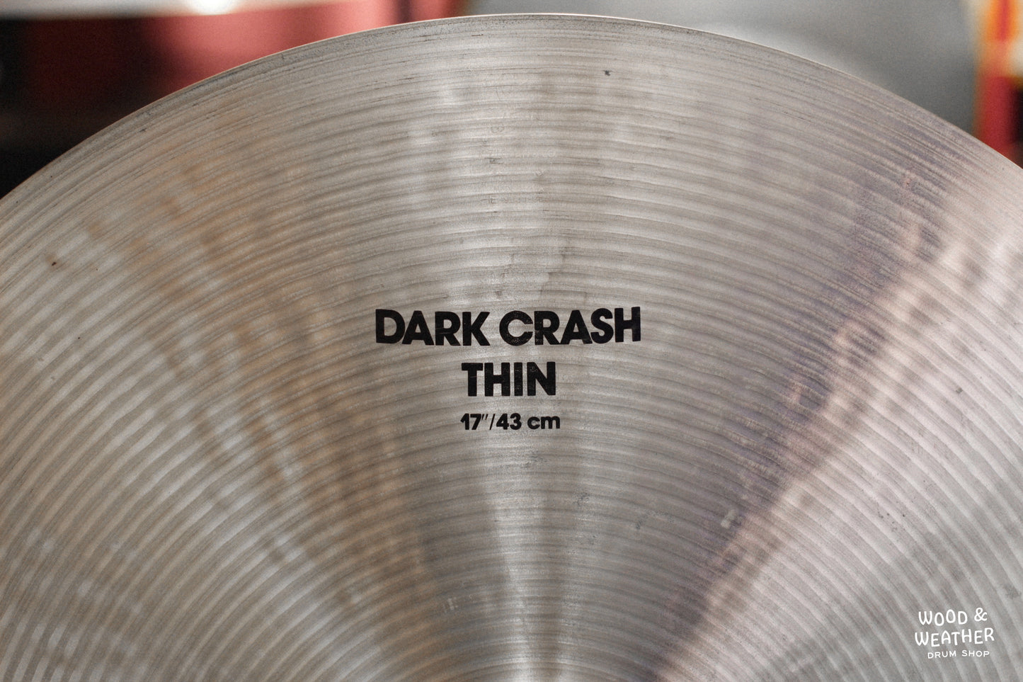 1995 Zildjian 17" K Dark Crash Thin Cymbal 1278g
