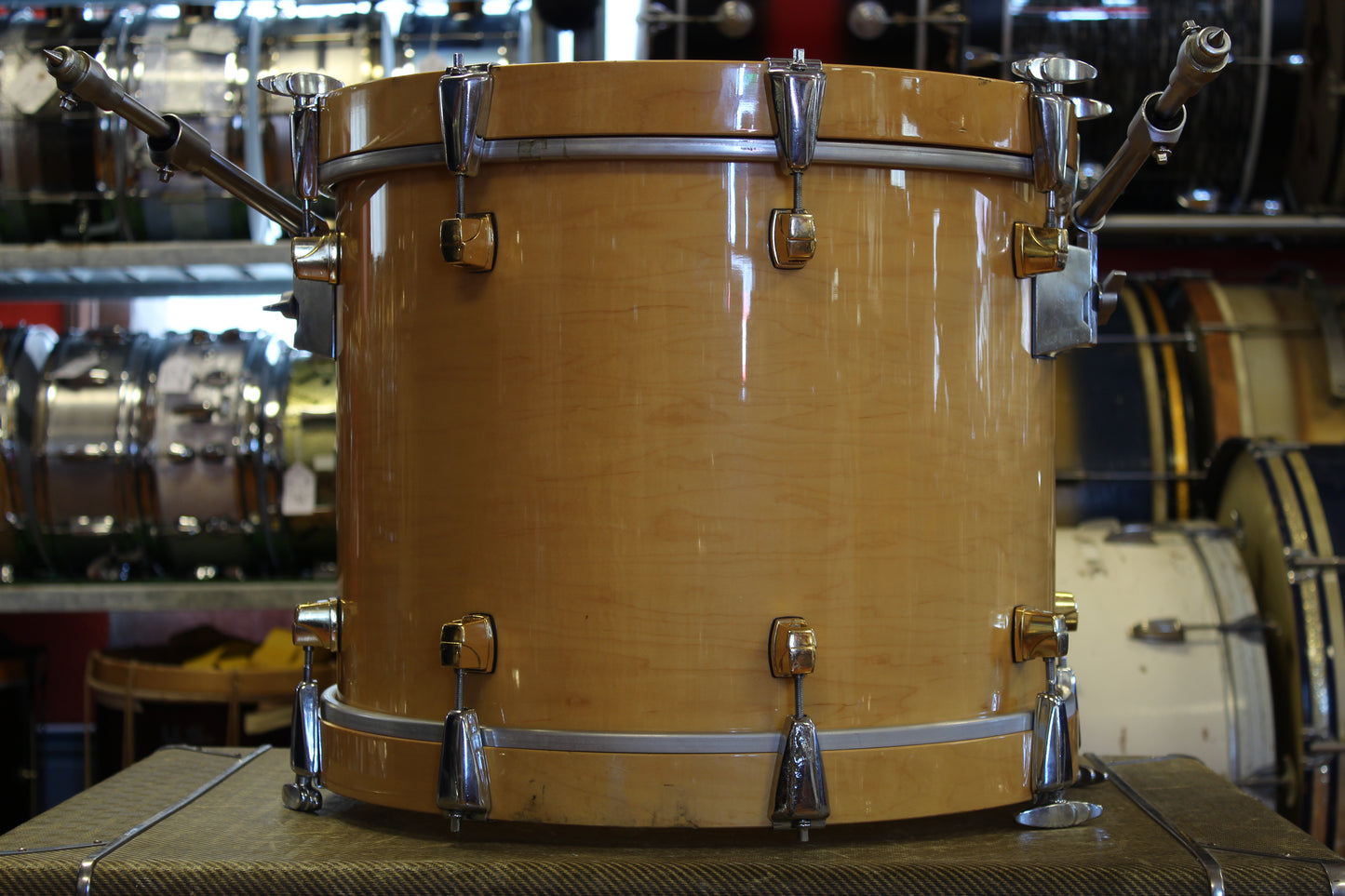 1990's Yamaha Maple Custom Bop in Natural Maple 14x18 14x14 8x12