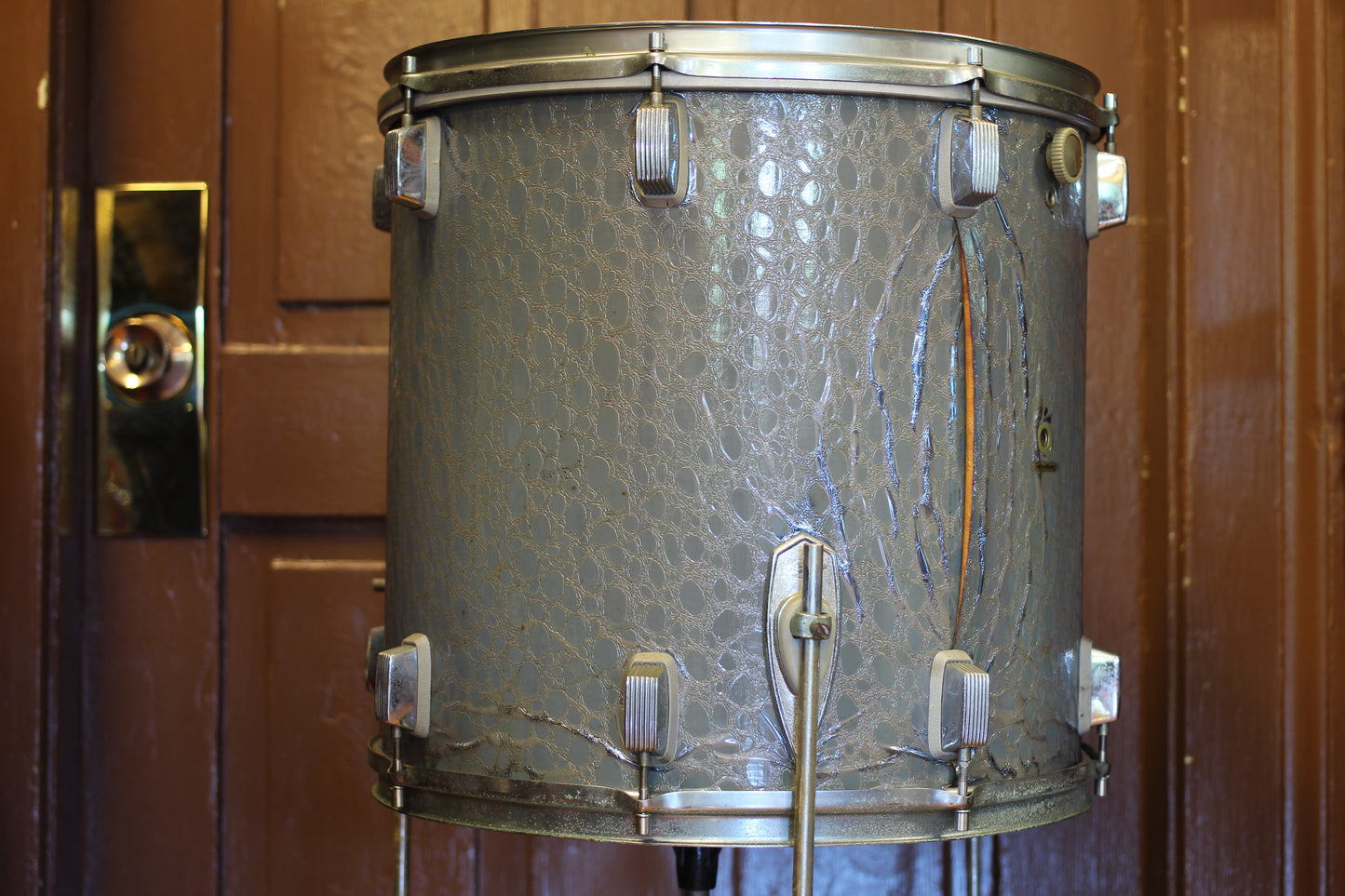 1960's Trixon Luxus in Blue Croco 14x20 9x13 16x16 5x14