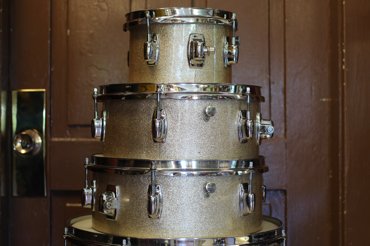 1970's Ludwig Standard 'Single Six' in Silver Mist