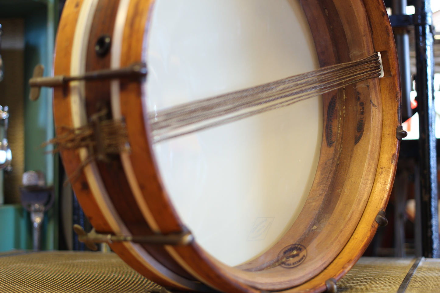 1920's Ludwig & Ludwig 3"x14" Thumb Rod Snare Drum