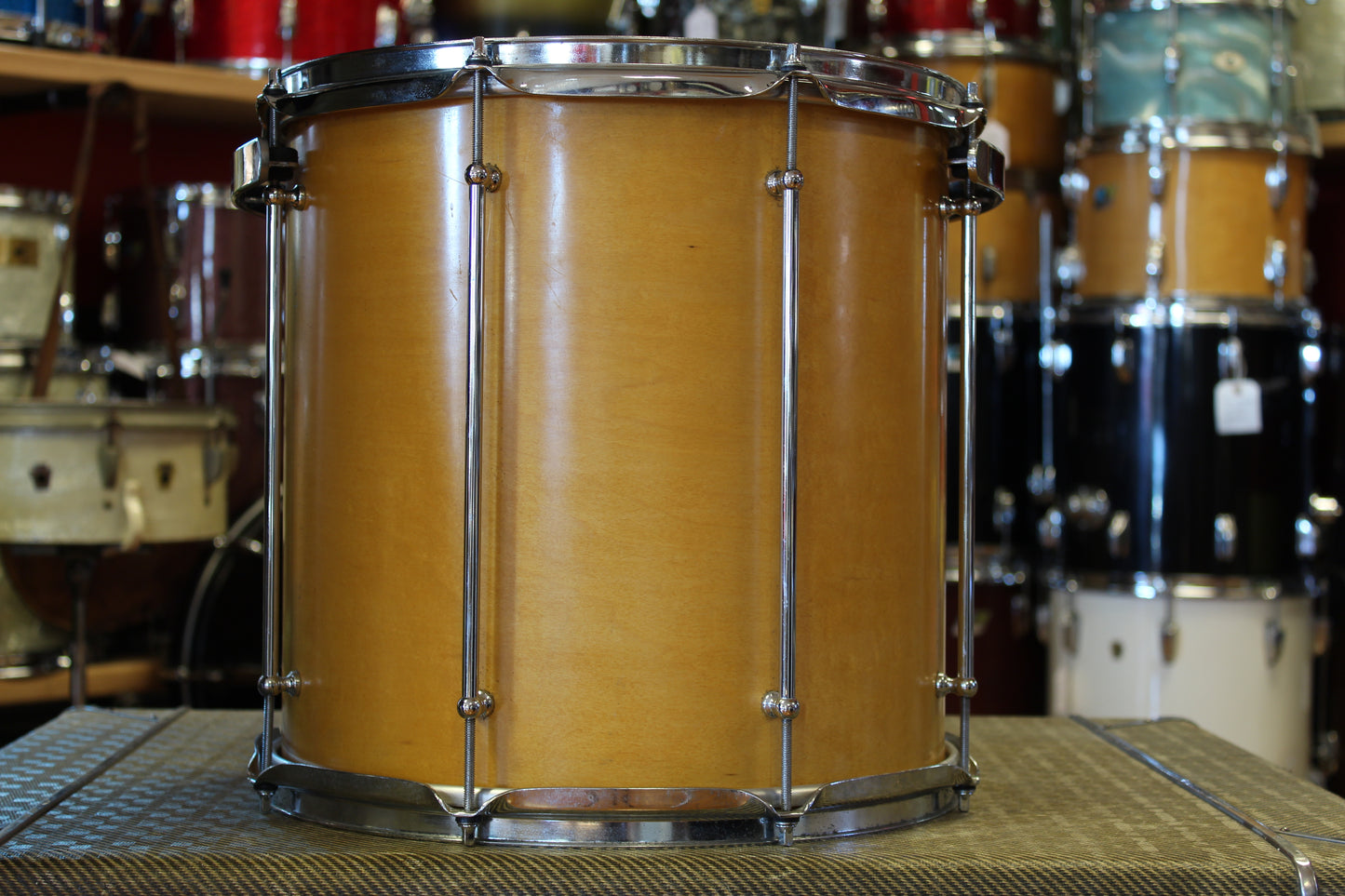 1990's Montineri Custom Drum Kit in Natural Maple 8-10-12-14-20
