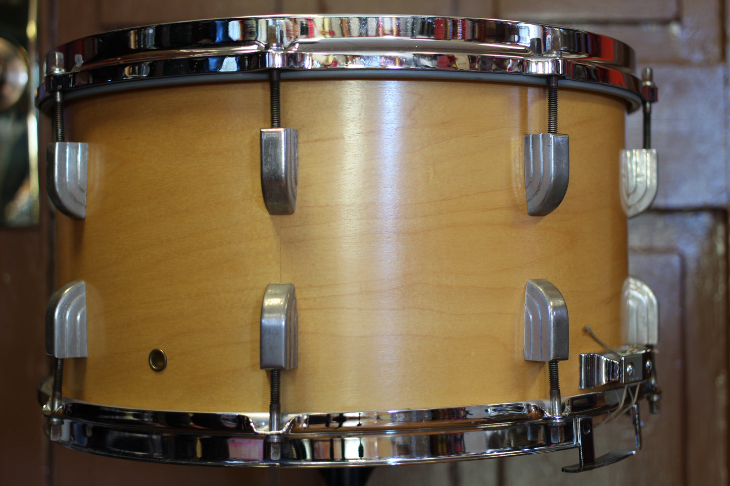 Modern Drum Shop Custom Snare Drum 8"x14" in Natural Maple