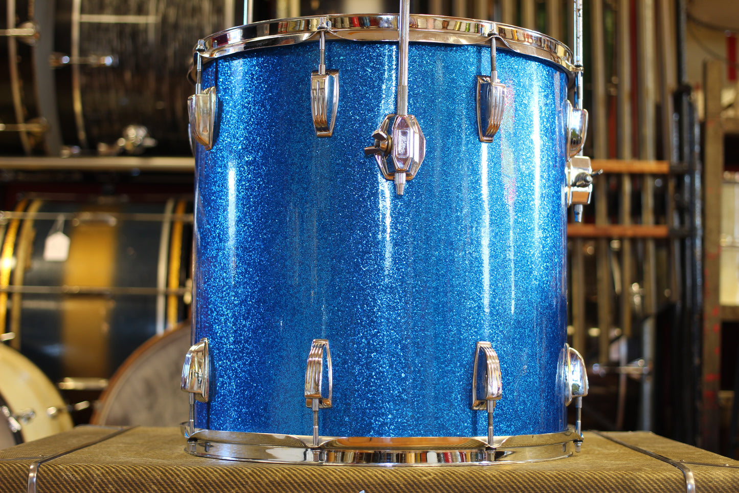 1970's Ludwig Super Classic in Blue Sparkle 14x22 16x16 9x13