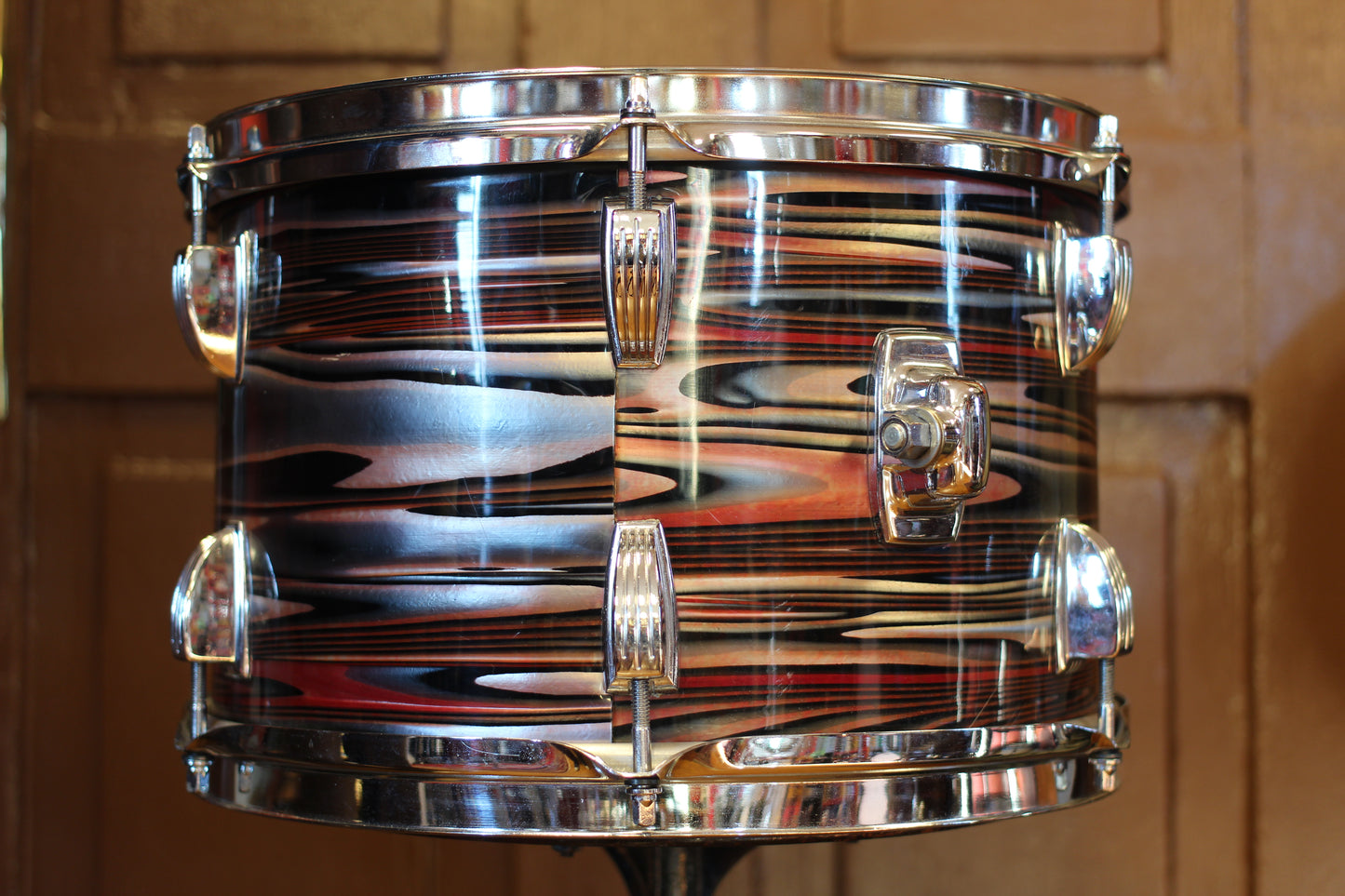 1970's Ludwig Standard 'S-330' in Ruby Strata 14x22 16x16 9x13 8x12