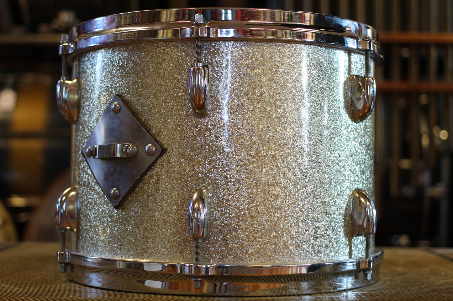 1960's Gretsch 'One Nighter Plus' in Silver Sparkle Pearl 14x22 9x13 5.5x14
