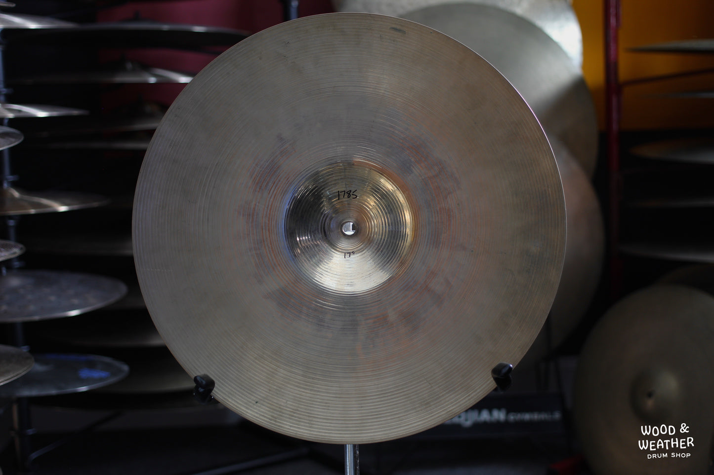 1973–87 A. Zildjian & Cie. Constantinople 17" Crash/Ride Cymbal 1785g