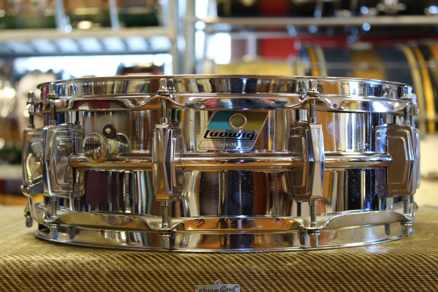 1980's Ludwig LM400 5"x14" Supraphonic Snare Drum Serial #3002870