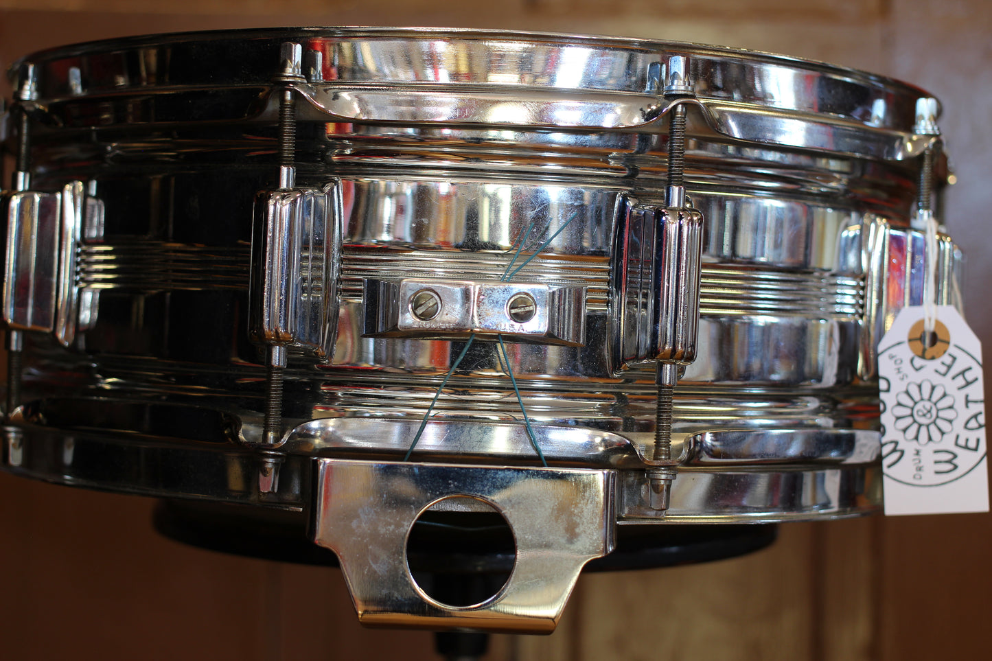 1960's Rogers 5"x14" Dynasonic Snare Drum Serial # 33962