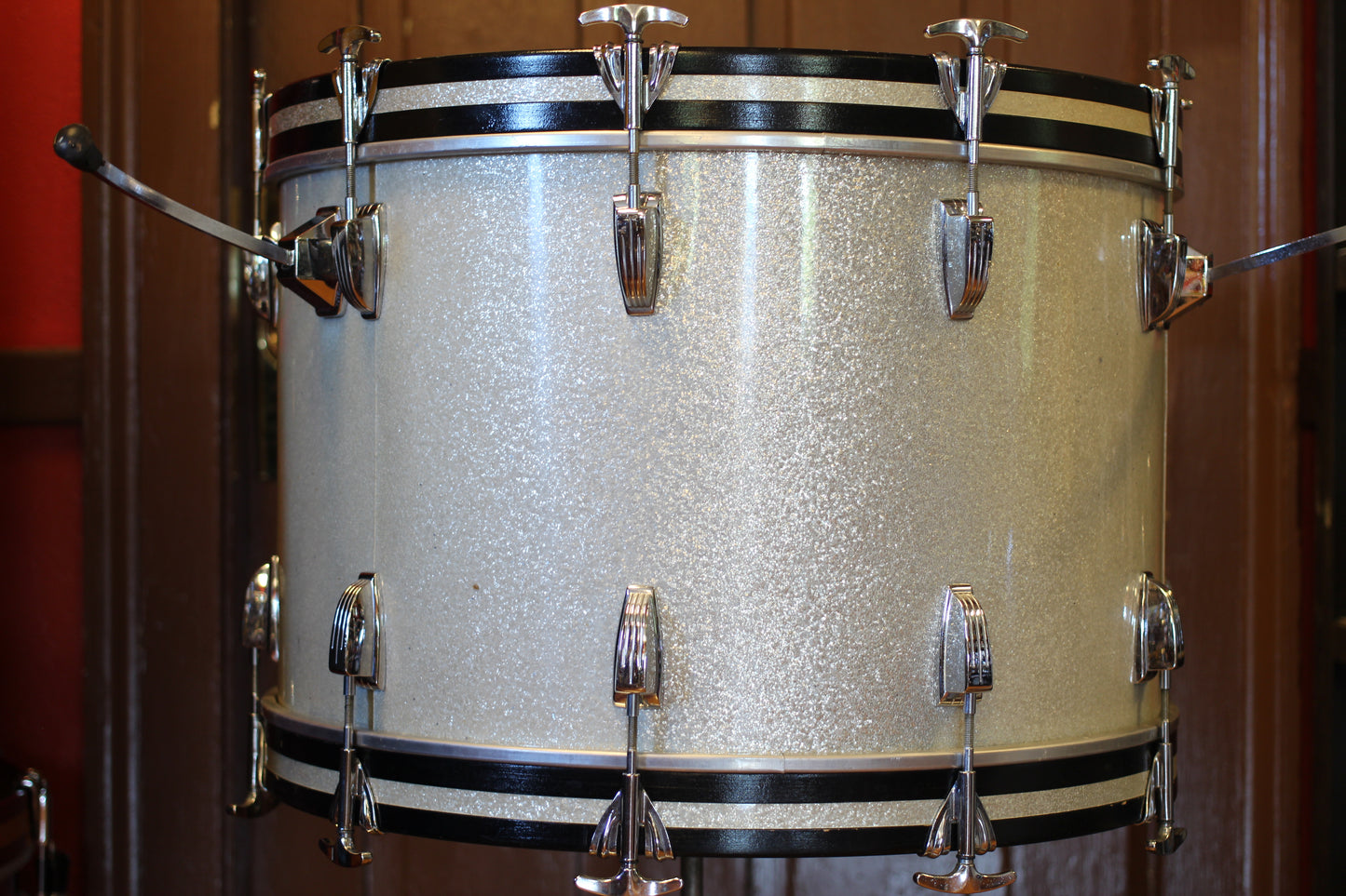 1969 Ludwig Super Classic in Silver Sparkle 14x22 16x16 9x13