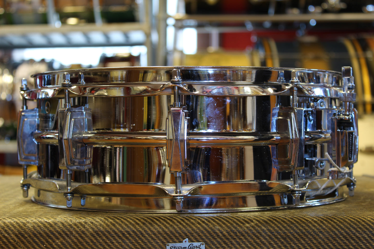 1980's Ludwig LM400 5"x14" Supraphonic Snare Drum Serial #3002870