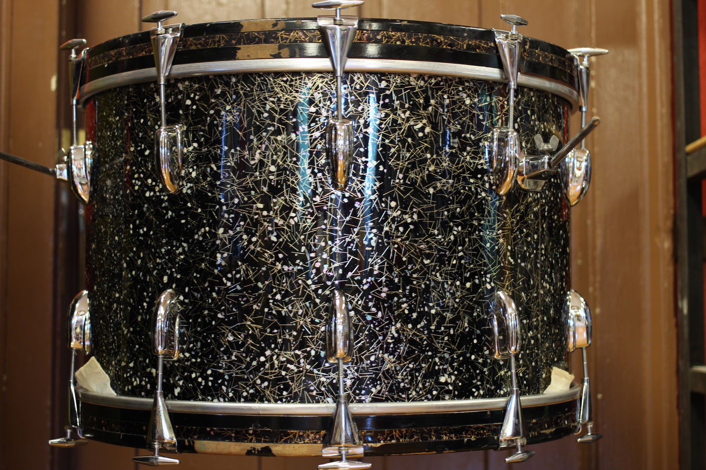 1963 Slingerland Gene Krupa Deluxe Outfit in Capri Pearl 14x22 16x16 9x13