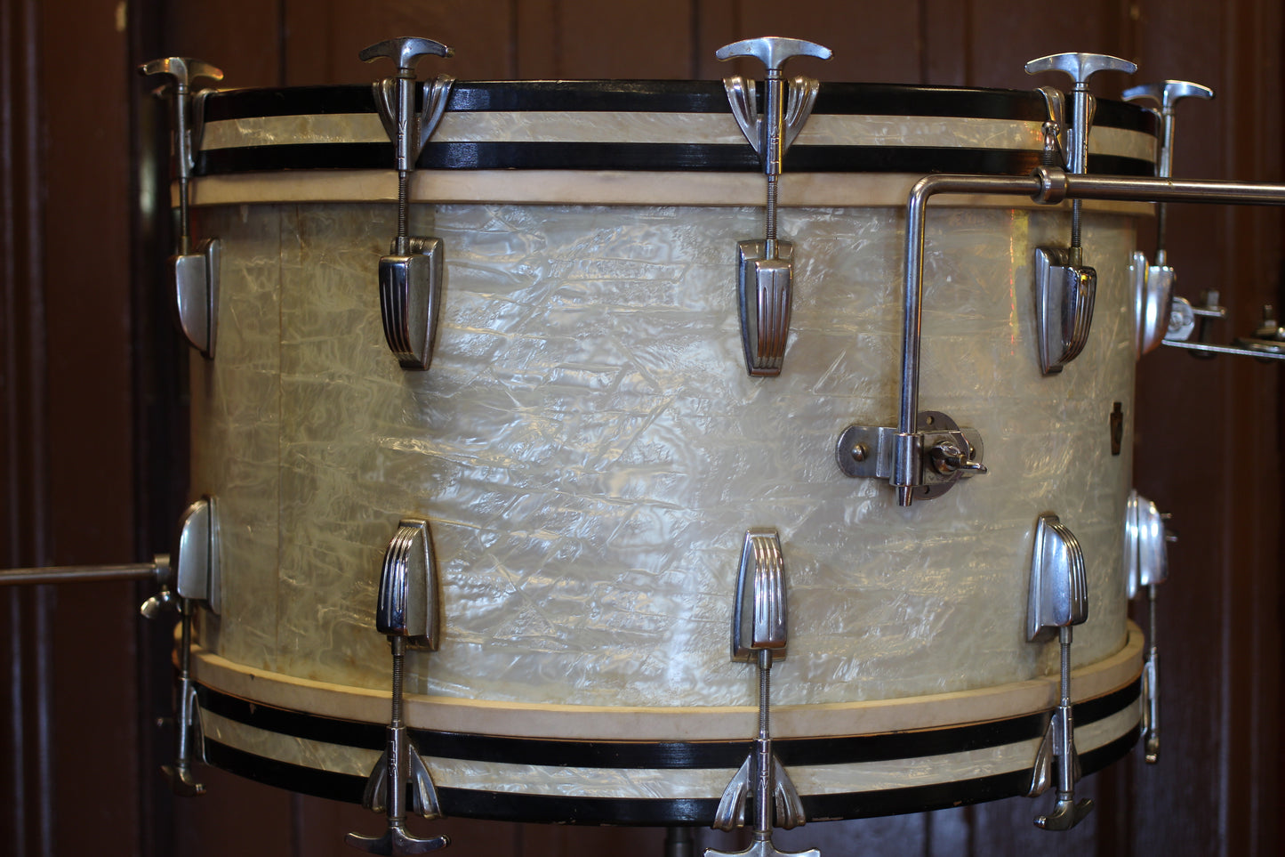 1950's WFL 'New Yorker' in White Marine Pearl 12x22 16x16 9x13