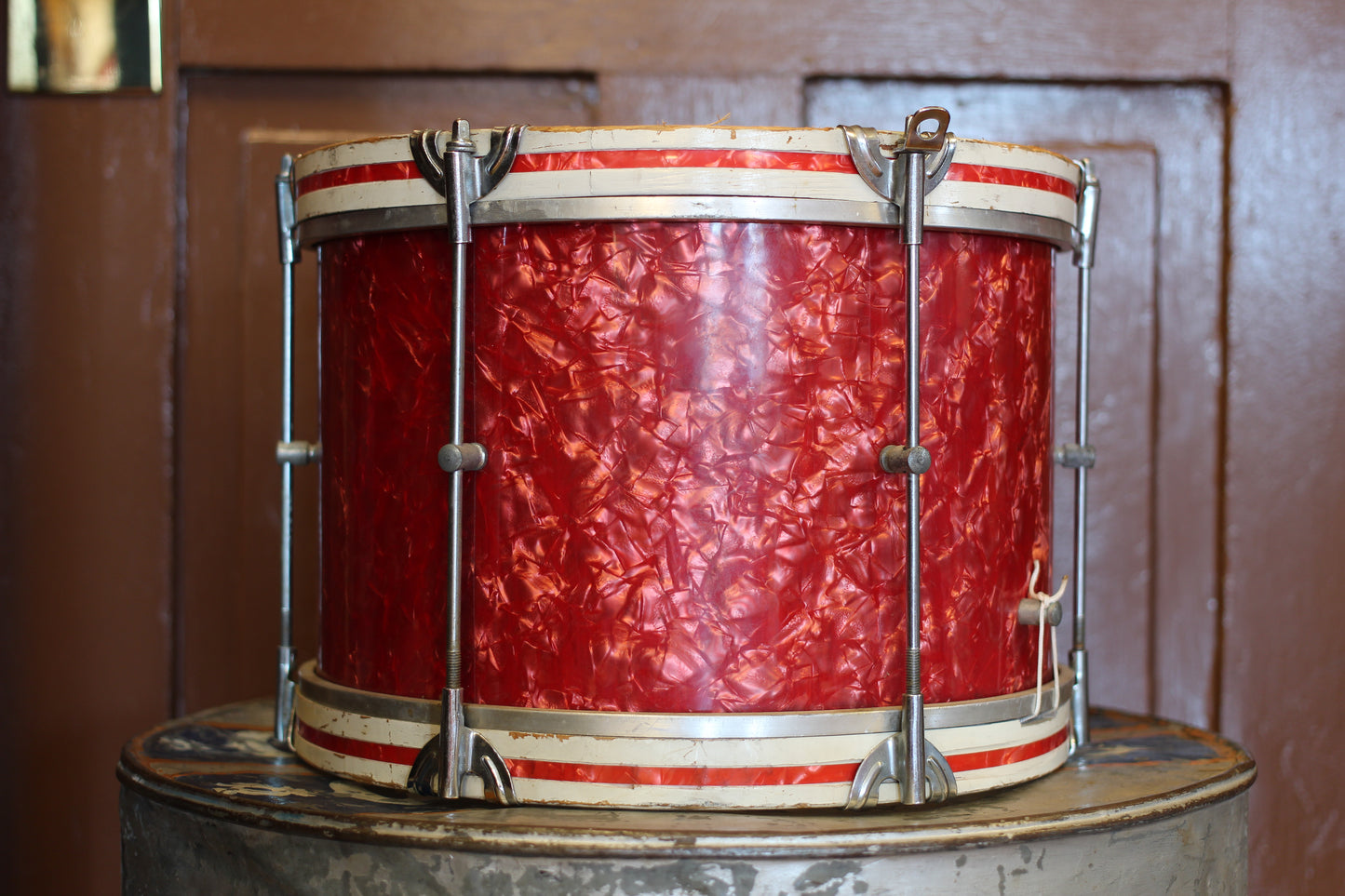 1960's Zim Gar 8"x12" Parade Snare in Rose Marine Pearl