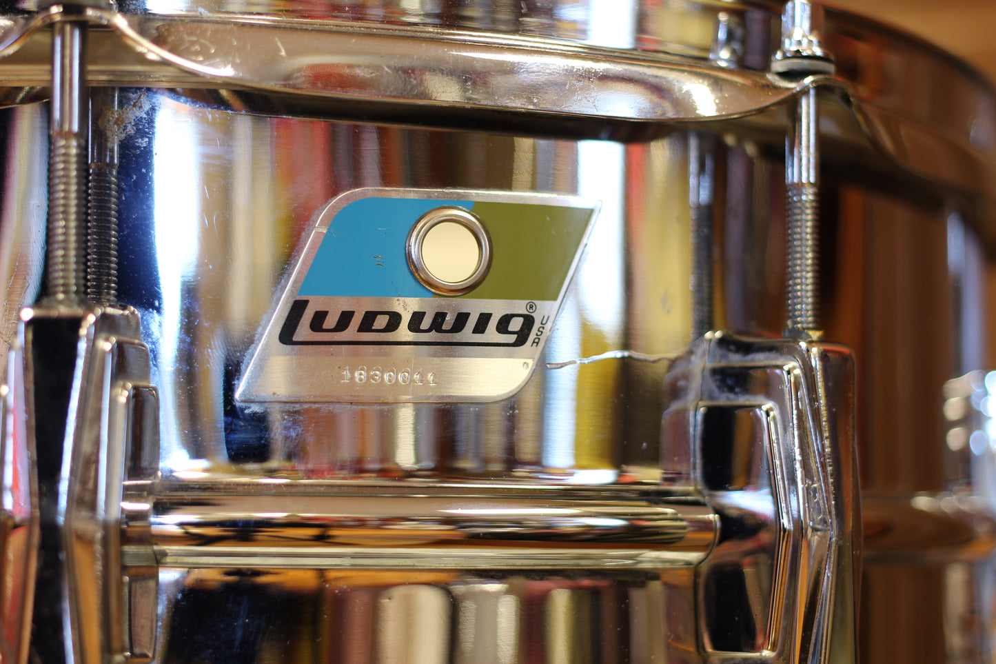 1970's Ludwig LM402 Supraphonic 6.5"x14" Serial # 1830011
