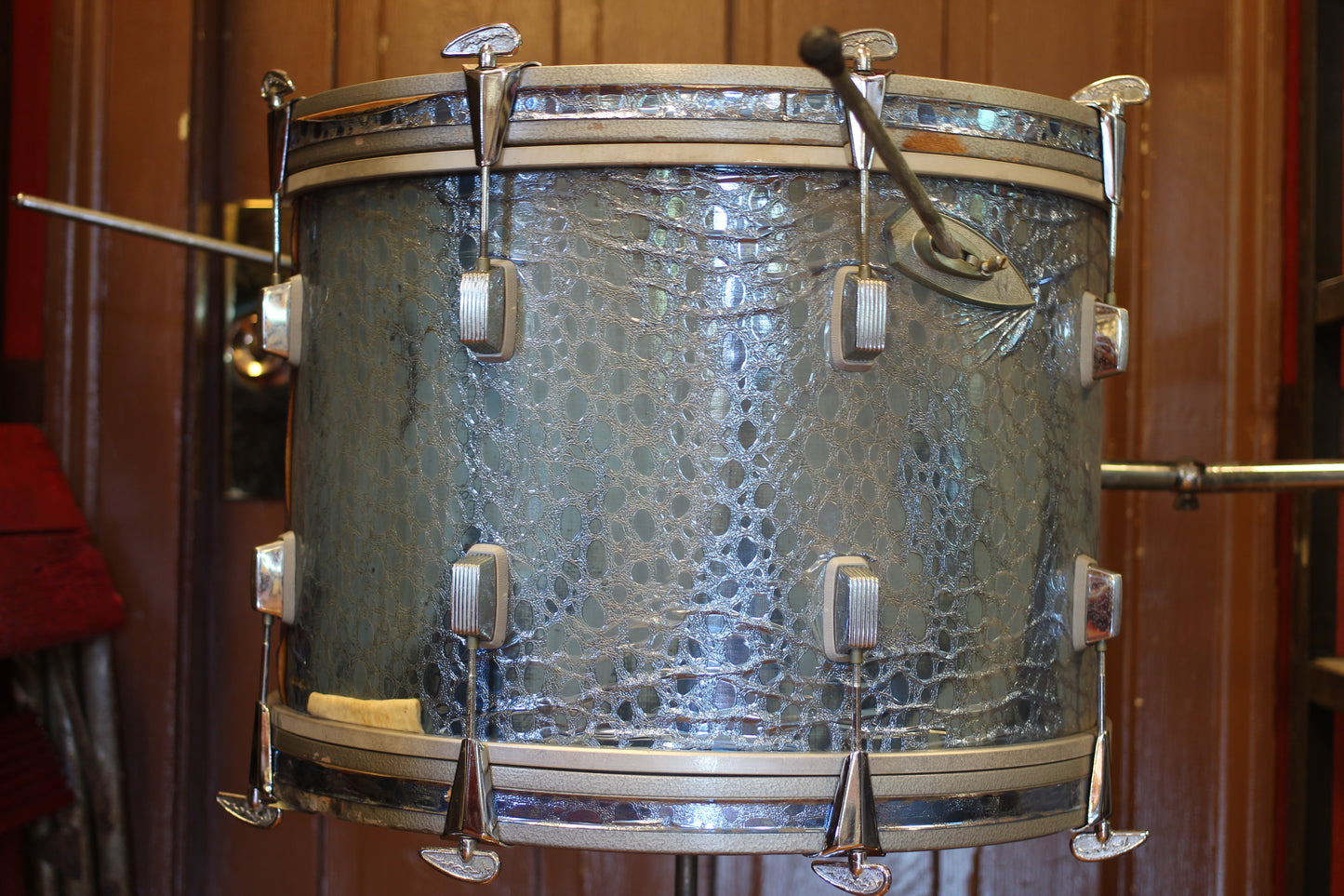 1960's Trixon Luxus in Blue Croco 14x20 9x13 16x16 5x14