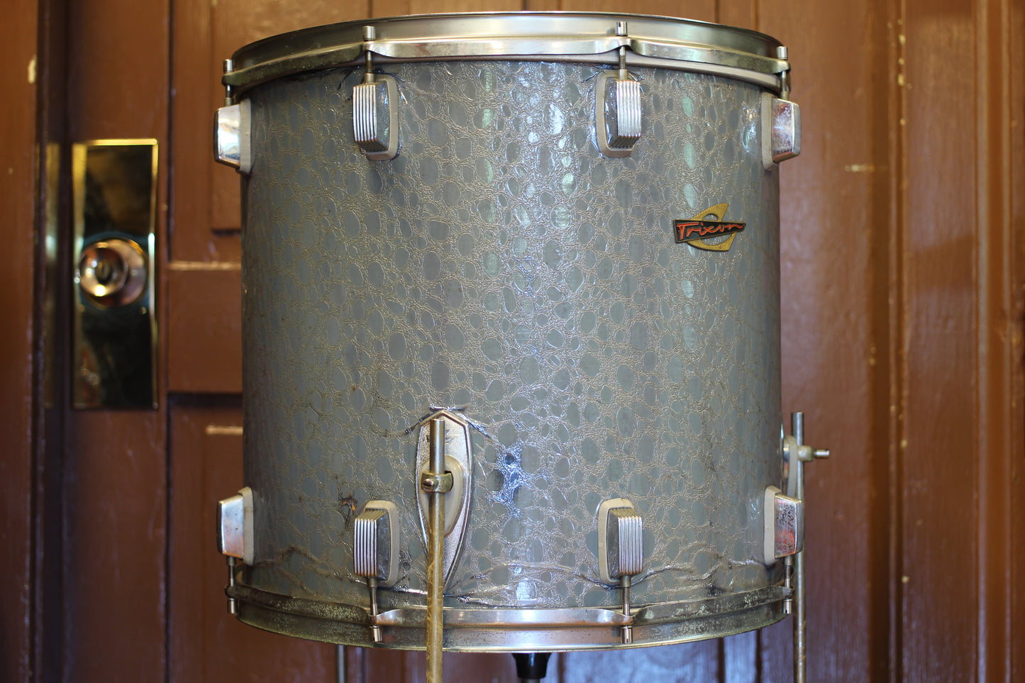 1960's Trixon Luxus in Blue Croco 14x20 9x13 16x16 5x14