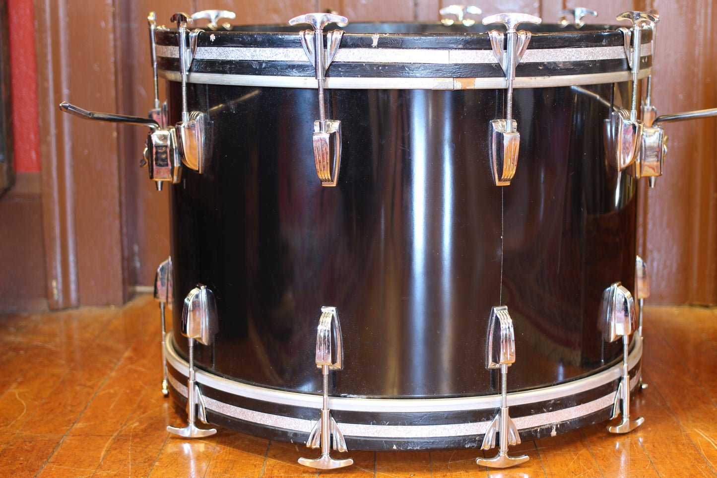1959 Ludwig Super Classic in Black 14x22 16x16 9x13