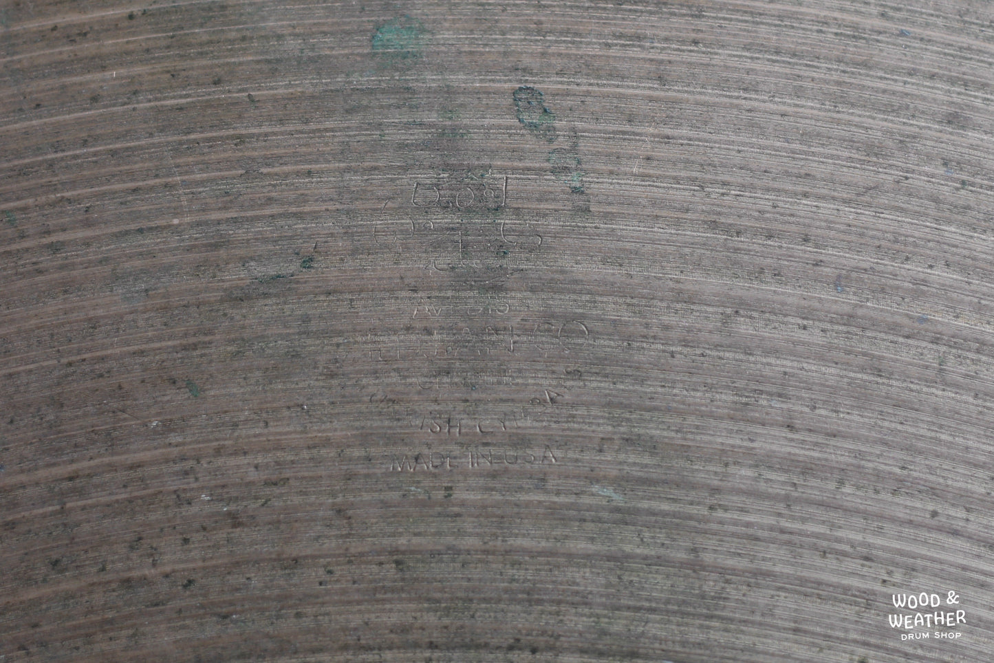 1980s A. Zildjian 22" "CO. Stamp" Ping Ride Cymbal 3447g