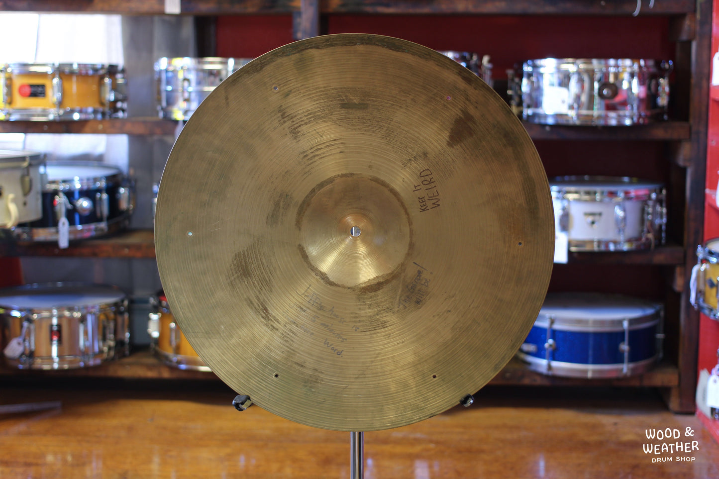 1970s A. Zildjian 20" Ride Cymbal 2130g