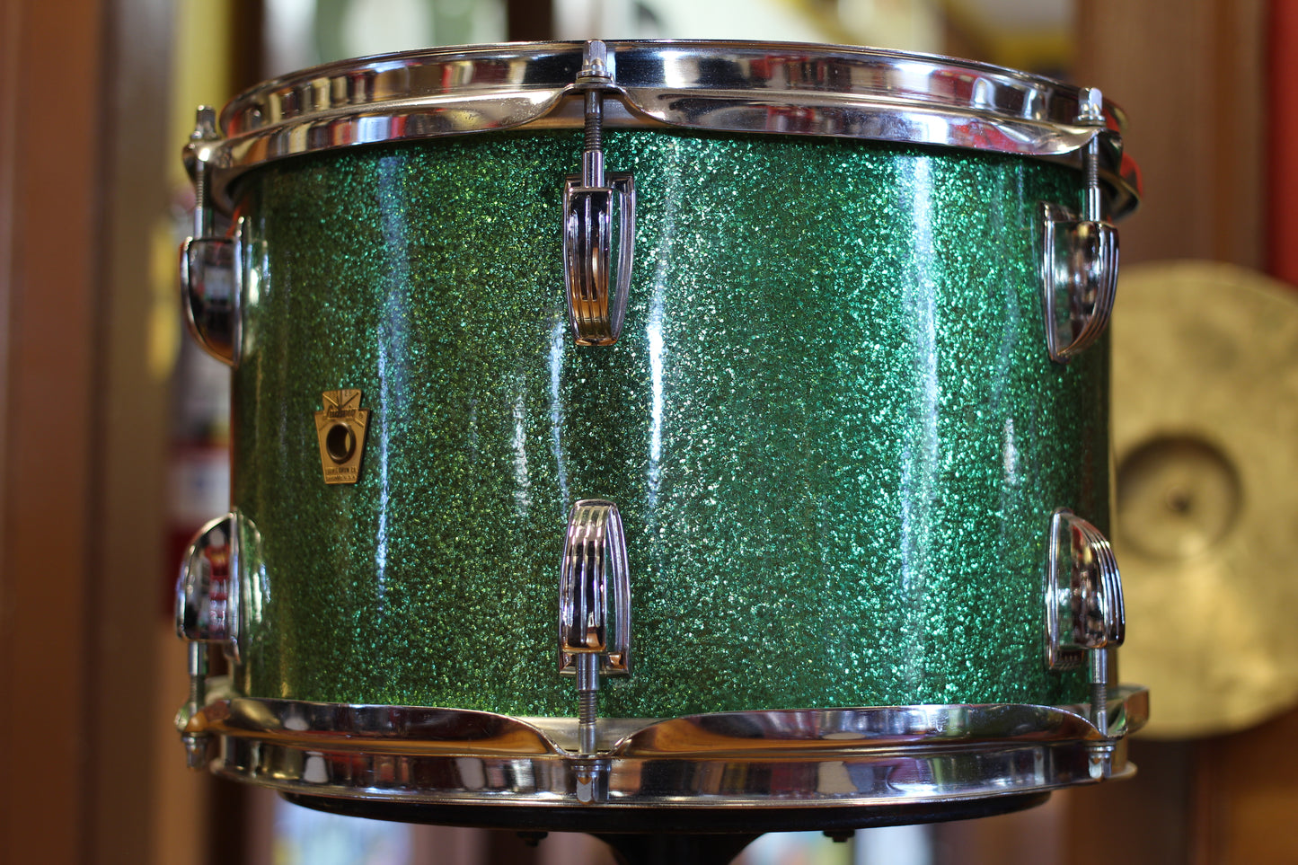 1960's Ludwig Jazzette in Green Sparkle 12x18 14x14 8x12