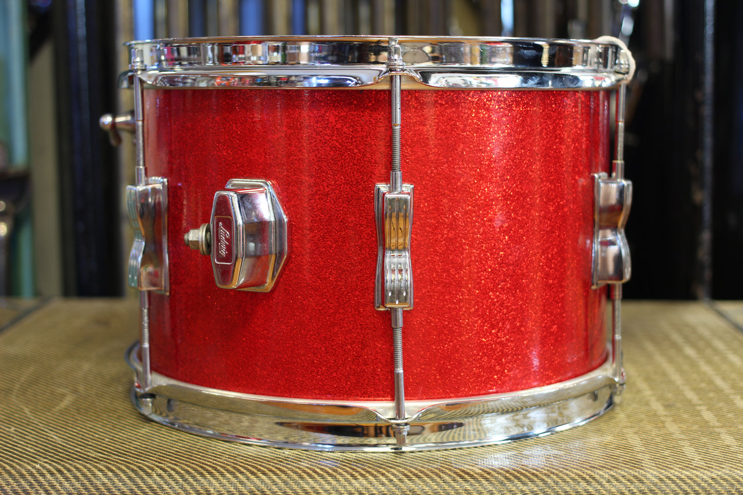 1960's Ludwig Club Date in Red Sparkle 14x20 14x14 8x12